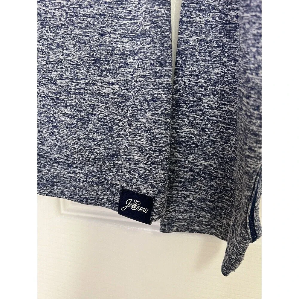J. CREW NEW BALANCE Seamless Active Hoodie Active Pullover Navy XS - Picture 4 of 4